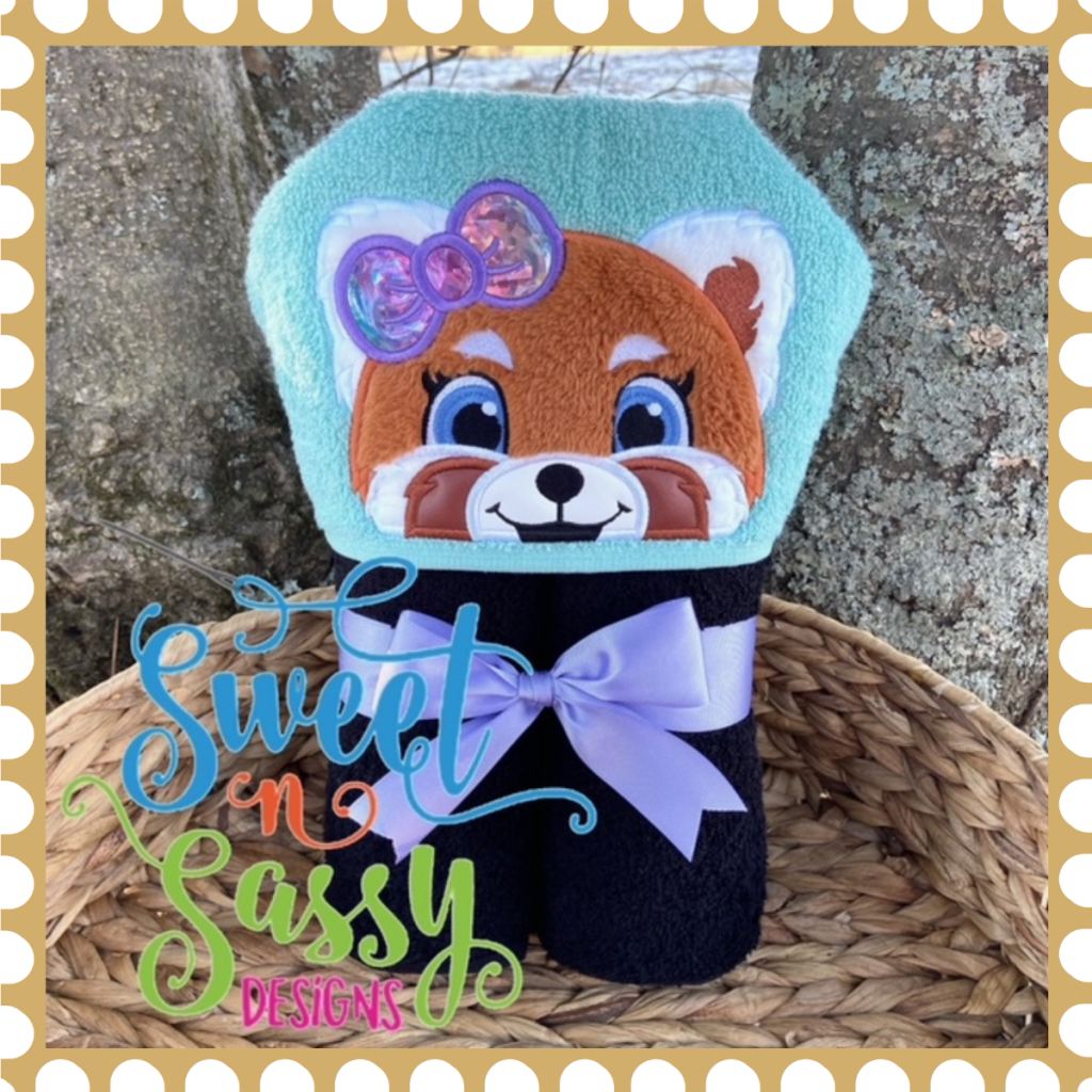Red Panda Girl Sweet N Sassy Designs