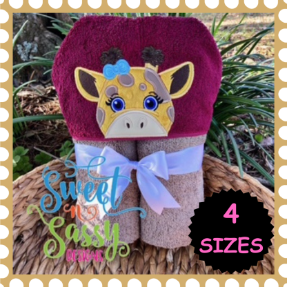 Applique Giraffe Girl