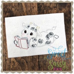Cow Reader Simple Sketch