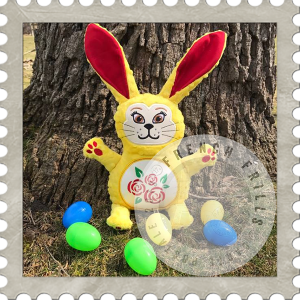 ITH Rose Princess Bunny Body Template