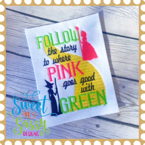 Pink Goes Good with Green Reading Subway