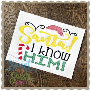 Santa! I Know Him Subway Design